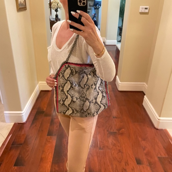 Stella McCartney Reptile Print Falabella Bag - Picture 12 of 14